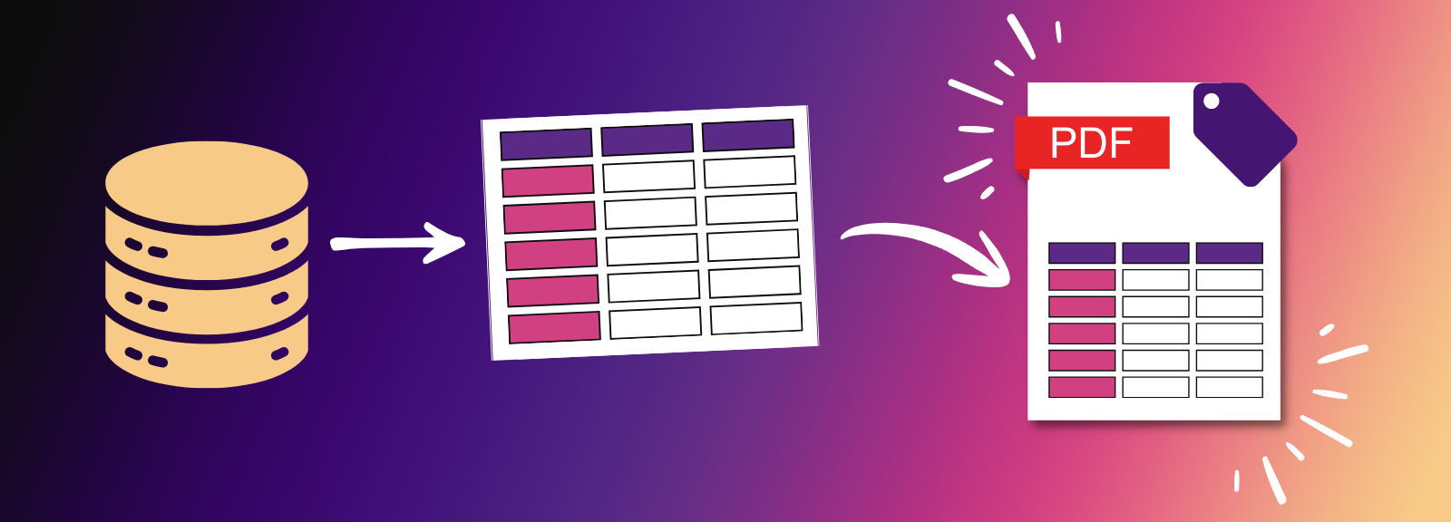 Generate Tagged PDFs from Scratch with Application Data